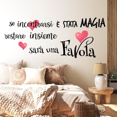 Frasi adesive muro - , camera