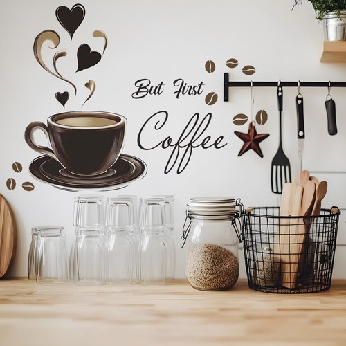 Adesivo murale tazza - , caffè