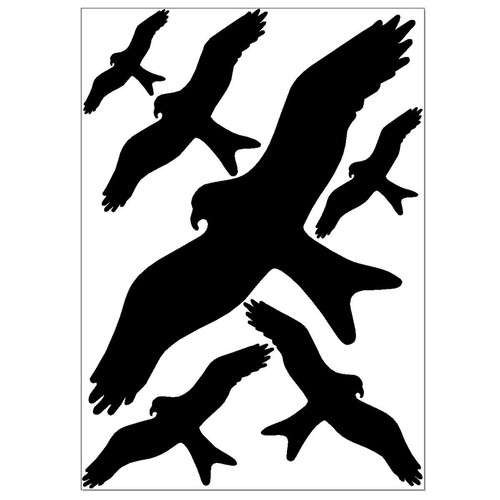 Adesivi per uccelli per