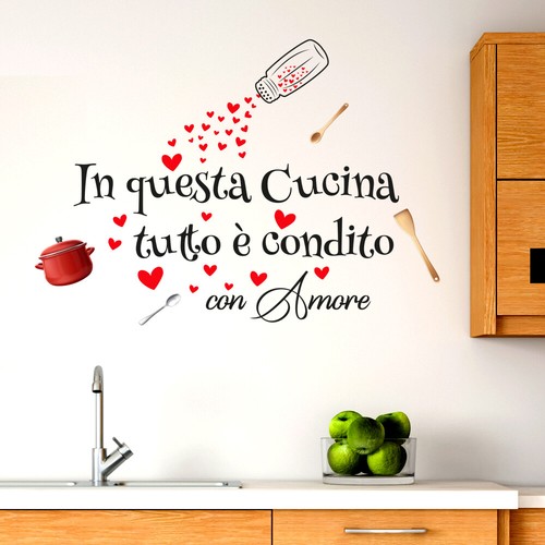 Frasi adesive muro - , per