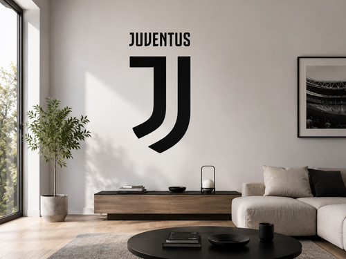 Adesivi murali juventus logo - adesivi,