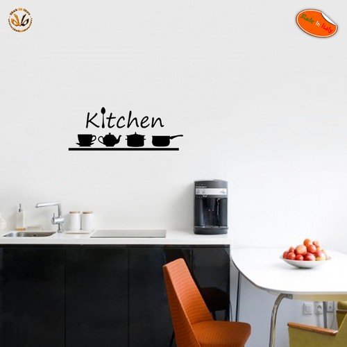 Adesivi murali scritta cucina