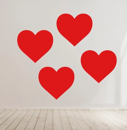 Adesivo decalcomania cuore