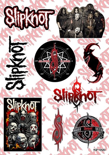 Confezione adesivi slipknot - confezione,